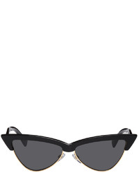 Valentino Garavani Black Gold Cat Eye Sunglasses