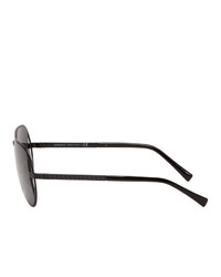 Versace Black Grecamania Pilot Sunglasses