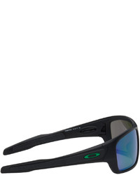 Oakley Black Green Turbine Sunglasses