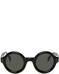 Gucci Black Grey Round Sunglasses