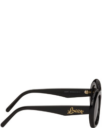 Loewe Black Halfmoon Sunglasses