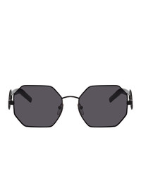 Marni Black Hexagonal Sunglasses