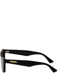 Bottega Veneta Black Inset Sunglasses
