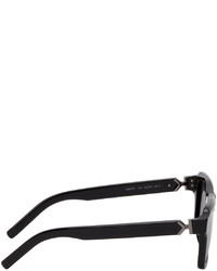 Kenzo Black K Logo Rectangular Sunglasses