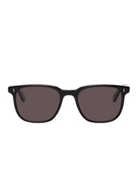 Garrett Leight Black Laminate Emperor 52 Sunglasses