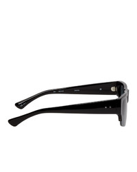 Dries Van Noten Black Linda Farrow Edition 190 C1 Rectangular Sunglasses