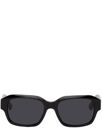 Dries Van Noten Black Linda Farrow Edition Rectangular Sunglasses