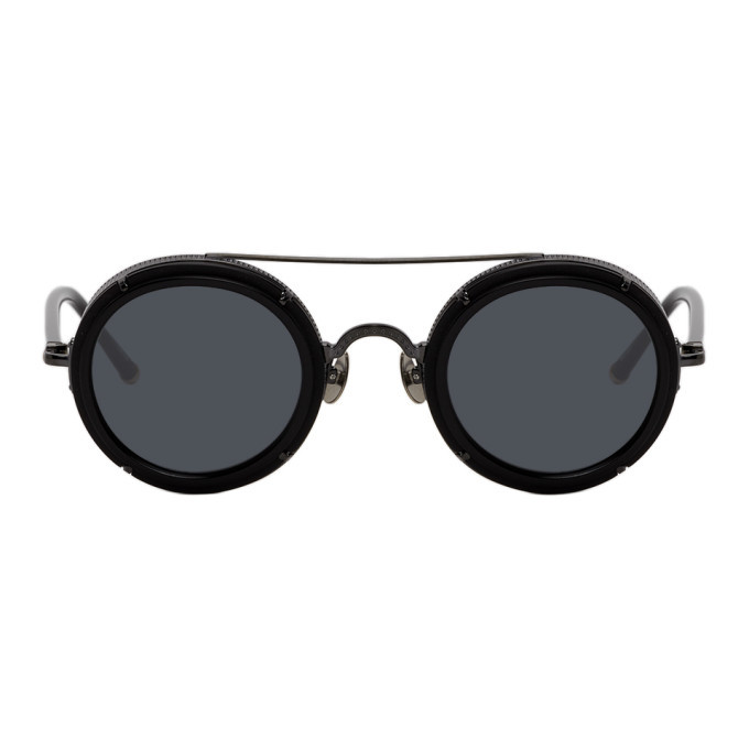 Matsuda Black M3080 Sunglasses, $800 | SSENSE | Lookastic