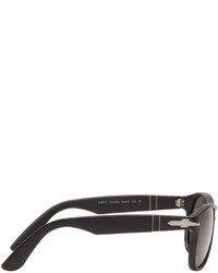 Persol Black Matte Aviator Sunglasses