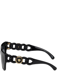 Versace Black Medusa Chain Sunglasses