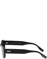 McQ Black Oval Sunglasses