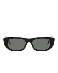 Thom Browne Black Oval Sunglasses
