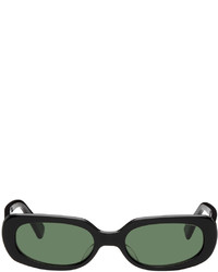 Undercover Black Oval Sunglasses
