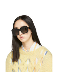 Loewe Black Oversized Square Sunglasses