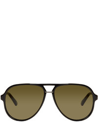 Gucci Black Pilot Aviator Sunglasses