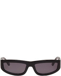 Stella McCartney Black Rectangular Slim Sunglasses