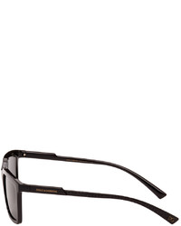 Dolce & Gabbana Black Rectangular Sunglasses
