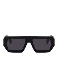 Études Black Rectangular Sunglasses