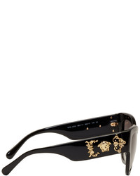 Versace Black Rock Icons Baroque Medusa Cat Eye Sunglasses