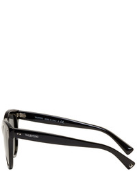 Valentino Black Rockstud Cat Eye Sunglasses
