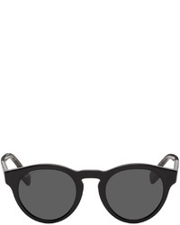 Burberry Black Round Bio Acetate Sunglasses