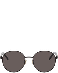 Kenzo Black Round K Logo Sunglasses