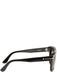 Valentino Black Round Rockstud Sunglasses