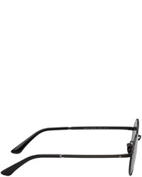 Giorgio Armani Black Round Sunglasses