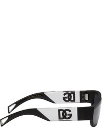 Dolce & Gabbana Black Rubber Active Sunglasses