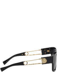 Versace Black Safety Pin Sunglasses