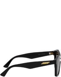 Bottega Veneta Black Shiny Sunglasses