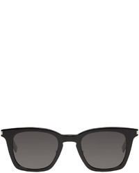 Saint Laurent Black Sl 138 Slim Sunglasses