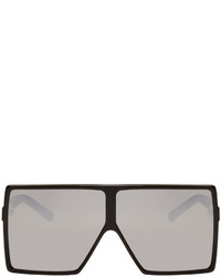 Saint Laurent Black Sl 182 Betty Shield Sunglasses