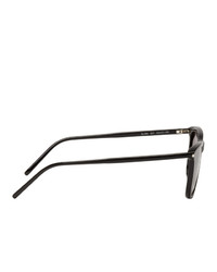 Saint Laurent Black Sl 304 Slim Sunglasses