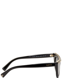 Valentino Black Soul Rockstud Cat Eye Sunglasses