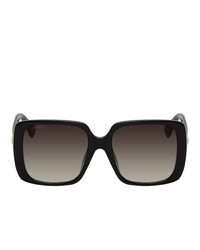 Gucci Black Square Thin Sunglasses
