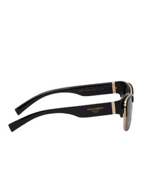 Dolce and Gabbana Black Viale Piave 21 Sunglasses