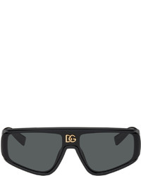 Dolce & Gabbana Black Visor Sunglasses
