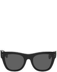 Valentino Garavani Black White Vltn Squared Sunglasses