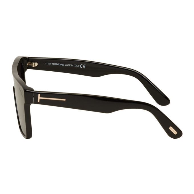 Tom Ford Black Whyat Sunglasses, $445 | SSENSE | Lookastic