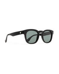 Le Specs Block Party Square Frame Acetate Sunglasses
