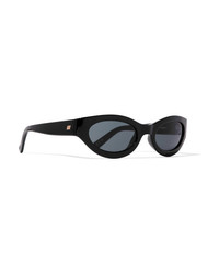 Le Specs Body Bumpin Cat Eye Acetate Sunglasses