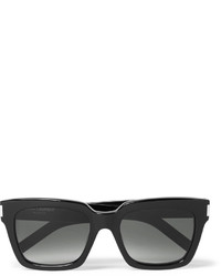 Saint Laurent Bold Square Frame Acetate Sunglasses