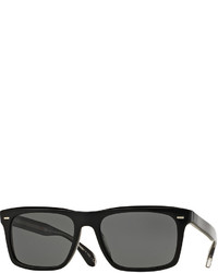 Oliver Peoples Brodsky 55 Vfx Polarized Sunglasses Black
