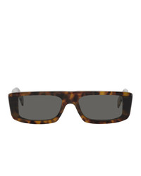 RetroSuperFuture Brown And Off White Issimo Sunglasses