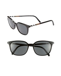 Burberry 54mm Retro Sunglasses Black One Size