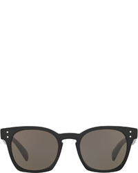Oliver Peoples Byredo Square Monochromatic Sunglasses Black