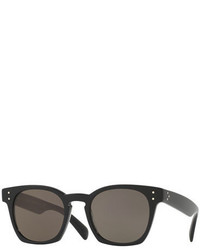 Oliver Peoples Byredo Square Monochromatic Sunglasses Black