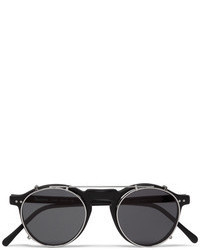 Illesteva Capri Detachable Front Round Framed Acetate Glasses