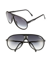 Carrera Eyewear 62mm Aviator Sunglasses Semi Shiny Black One Size